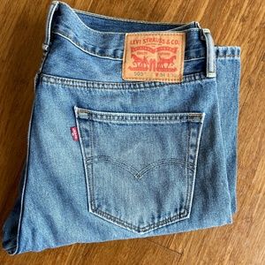Men's Levi's 505 Denim Jean, Size 34x30 (Repairable)